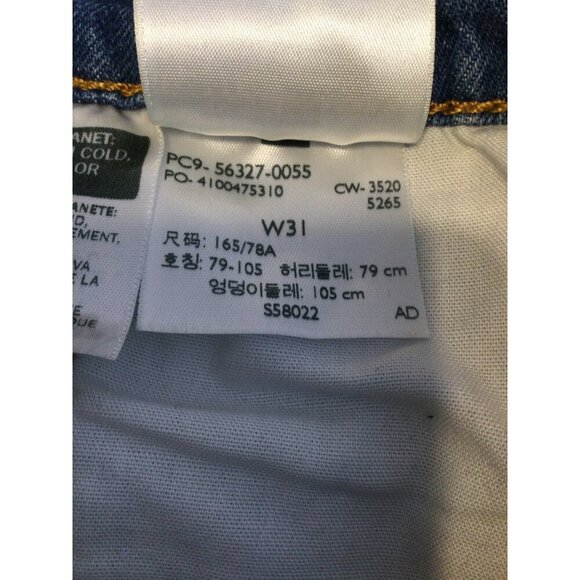 Levis 501 Womens Jean Shorts Button Fly Raw Cut Off Hem Size 31 - Picture 6 of 6